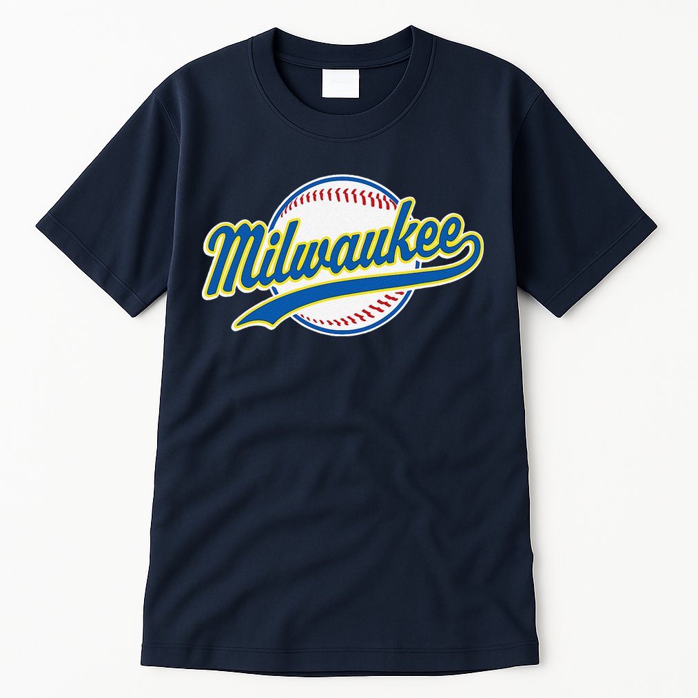 Milwaukee Vintage Baseball Throwback Retro Design Tall T-Shirt