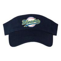 Milwaukee Vintage Baseball Throwback Retro Design Visor