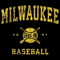 Milwaukee Vintage Baseball Throwback Retro Design Backpack