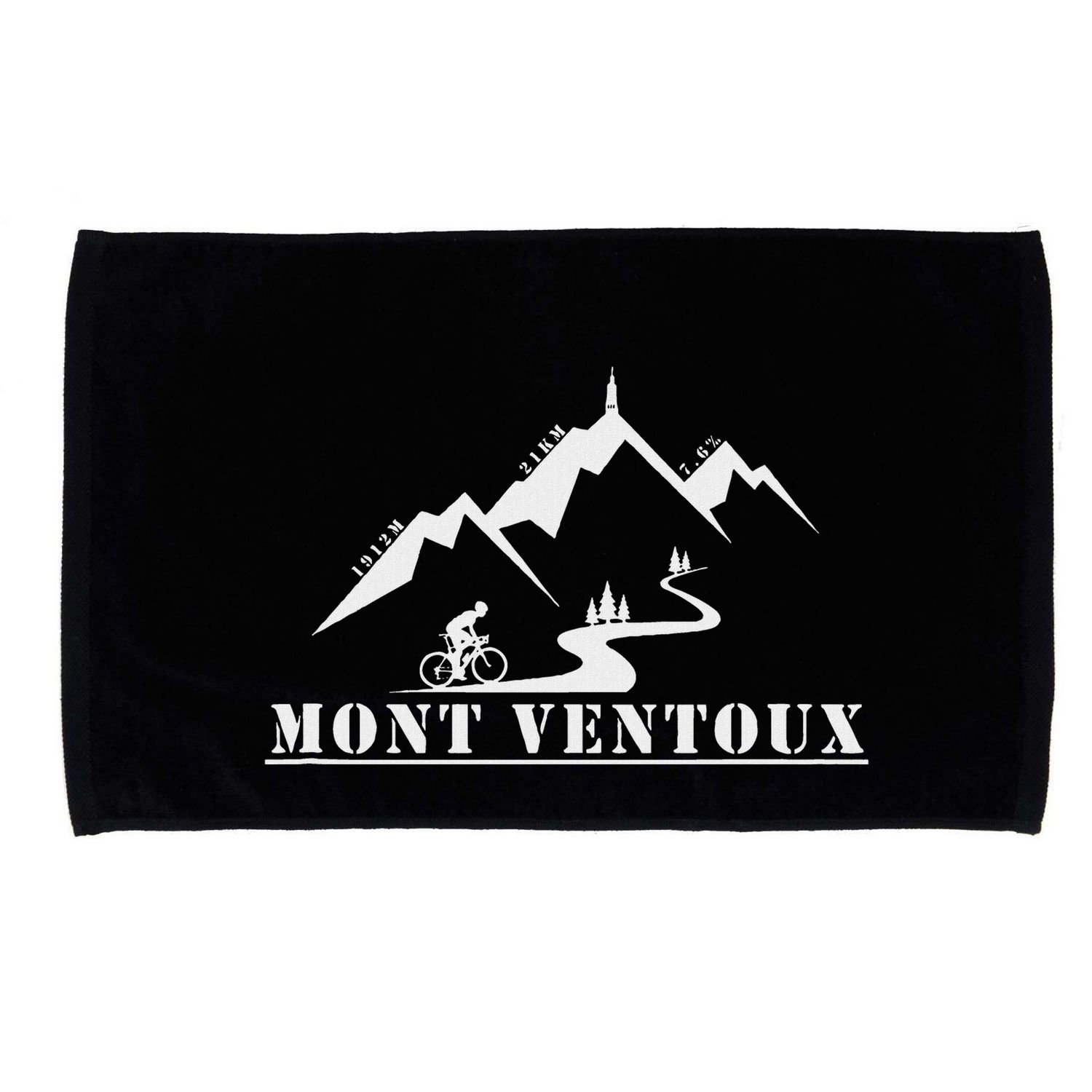 Mont Ventoux Bicycle France  Cycling Alpes Microfiber Hand Towel