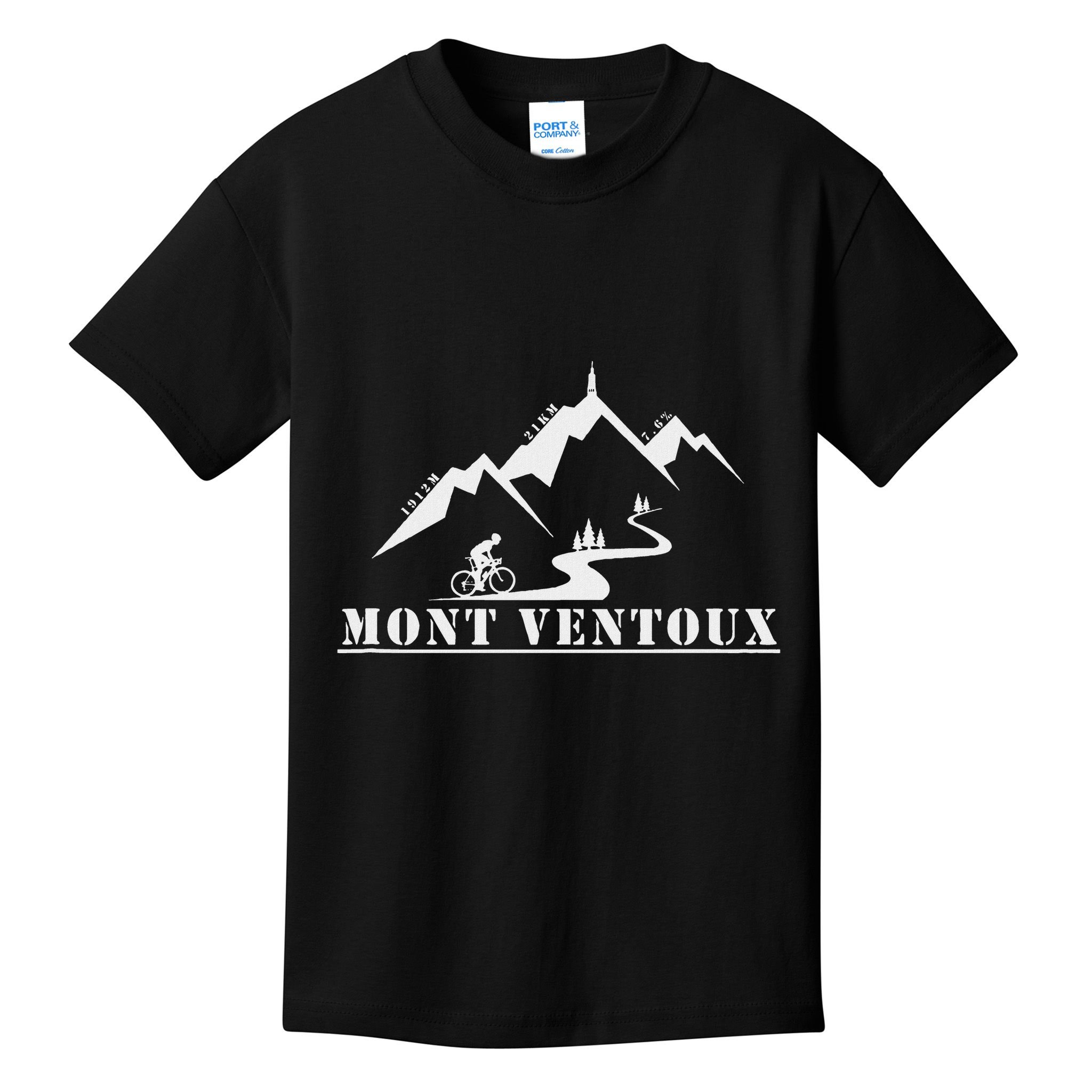 Mont Ventoux Bicycle France  Cycling Alpes Kids T-Shirt