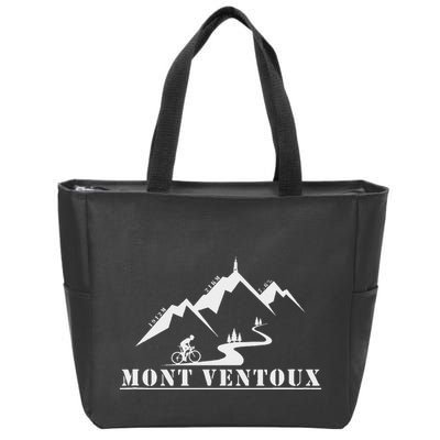 Mont Ventoux Bicycle France  Cycling Alpes Zip Tote Bag