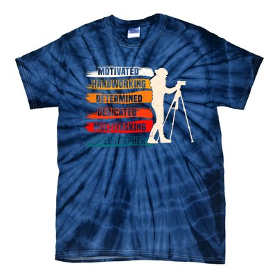 Motivated Videographer Camera Movie Film Cinematographer Tie-Dye T-Shirt