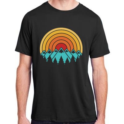 Mountains Vintage Camping Adult ChromaSoft Performance T-Shirt