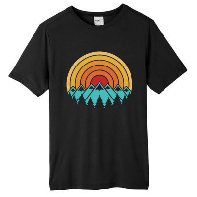 Mountains Vintage Camping Tall Fusion ChromaSoft Performance T-Shirt