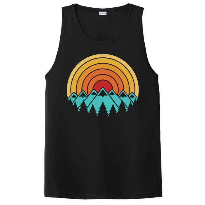 Mountains Vintage Camping PosiCharge Competitor Tank