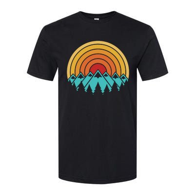 Mountains Vintage Camping Softstyle CVC T-Shirt