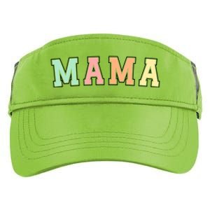 Mama Varsity Cute Mothers Day Adult Drive Performance Visor