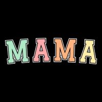 Mama Varsity Cute Mothers Day Cooling Performance Crew T-Shirt