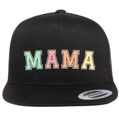 Mama Varsity Cute Mothers Day Flatbill Hat