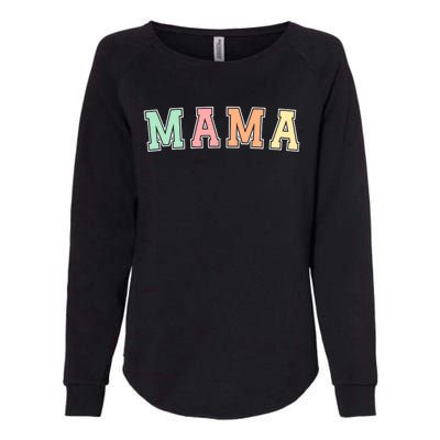 Mama Varsity Cute Mothers Day Womens California Wash Sweatshirt