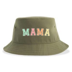 Mama Varsity Cute Mothers Day Sustainable Bucket Hat