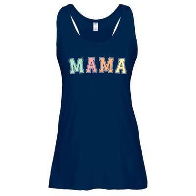 Mama Varsity Cute Mothers Day Ladies Essential Flowy Tank