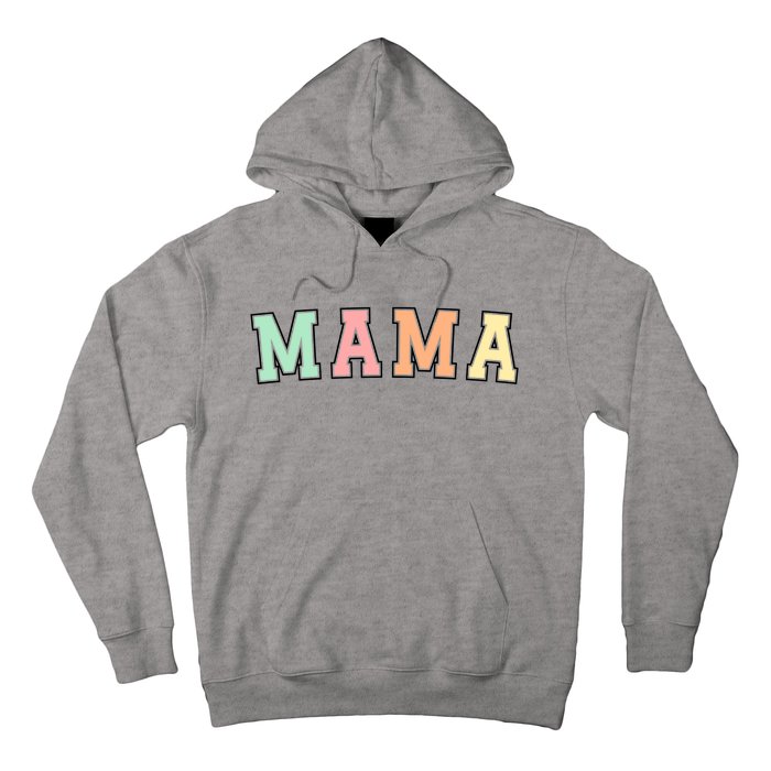 Mama Varsity Cute Mothers Day Hoodie