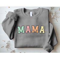Mama Varsity Cute Mothers Day Sweatshirt