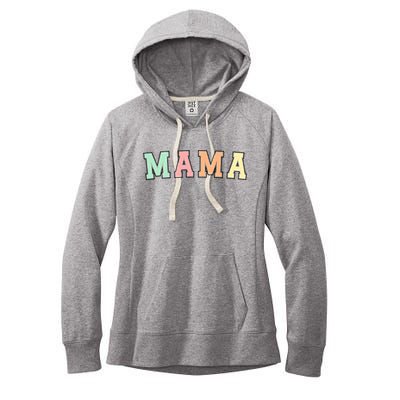 Mama Varsity Cute Mothers Day Women's Fleece Hoodie