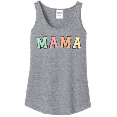 Mama Varsity Cute Mothers Day Ladies Essential Tank