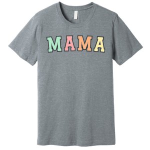 Mama Varsity Cute Mothers Day Premium T-Shirt