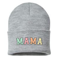 Mama Varsity Cute Mothers Day Sustainable Knit Beanie