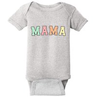 Mama Varsity Cute Mothers Day Baby Bodysuit