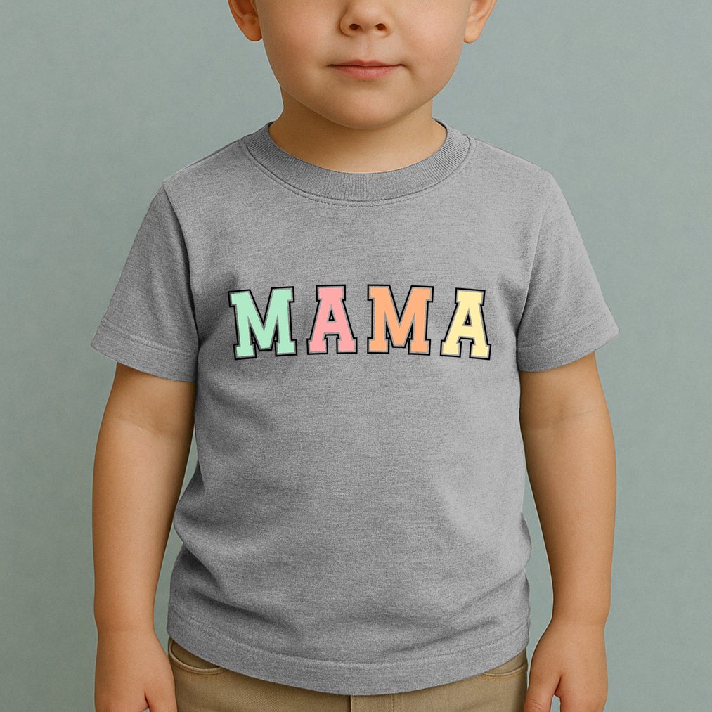 Mama Varsity Cute Mothers Day Toddler T-Shirt