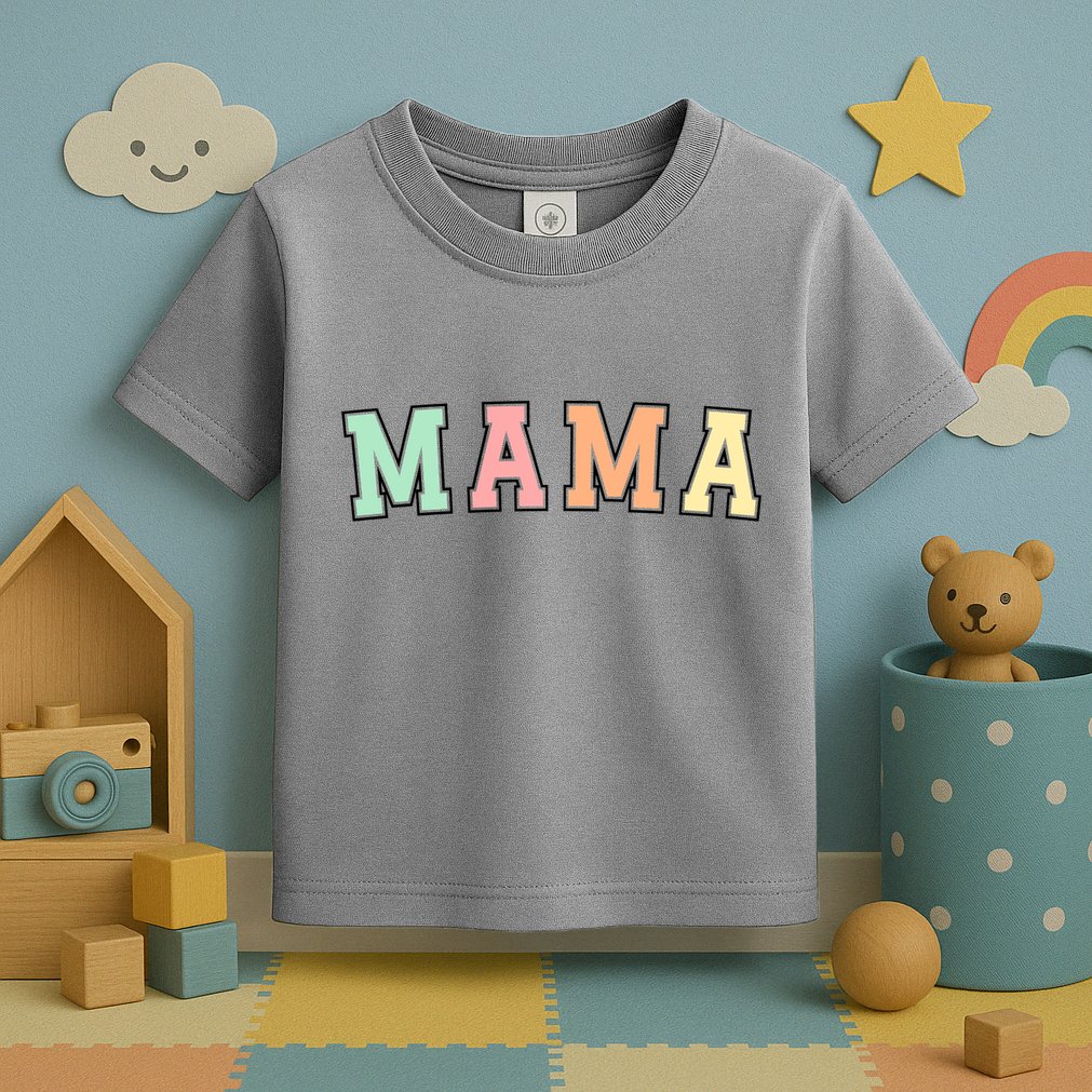 Mama Varsity Cute Mothers Day Toddler T-Shirt