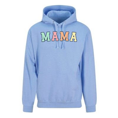 Mama Varsity Cute Mothers Day Unisex Surf Hoodie