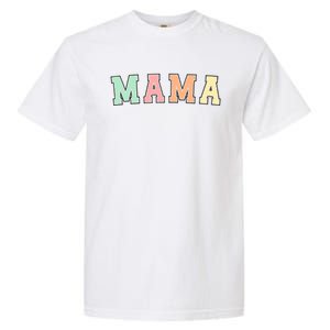 Mama Varsity Cute Mothers Day Garment-Dyed Heavyweight T-Shirt