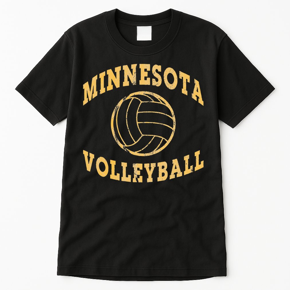 Minnesota Volleyball Classic Vintage Distressed Tall T-Shirt