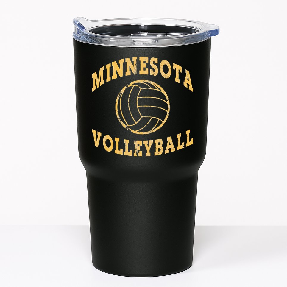 Minnesota Volleyball Classic Vintage Distressed Tumbler