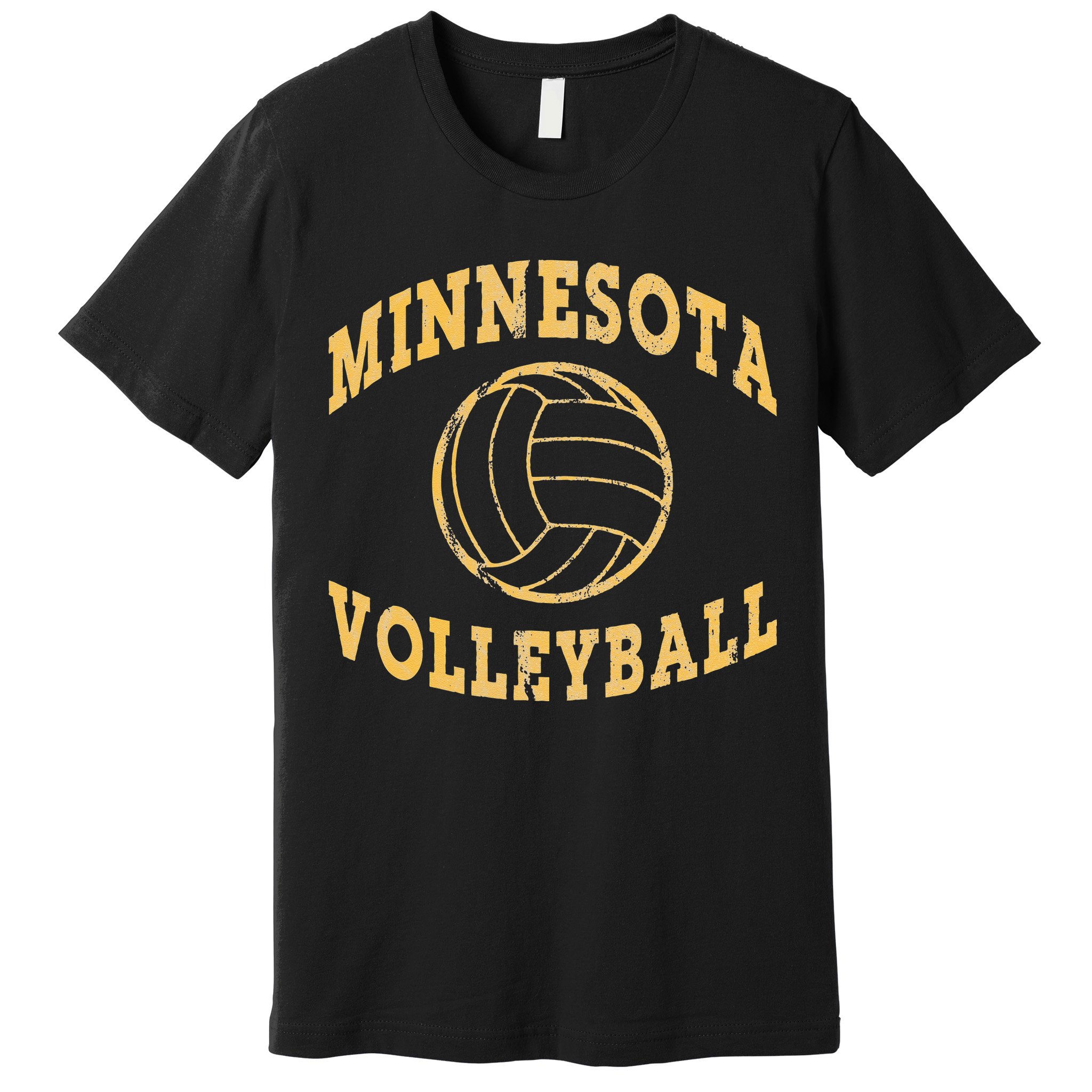 Minnesota Volleyball Classic Vintage Distressed Premium T-Shirt