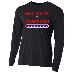 Make Votes Count Again Trump 2024 Cooling Performance Long Sleeve Crew