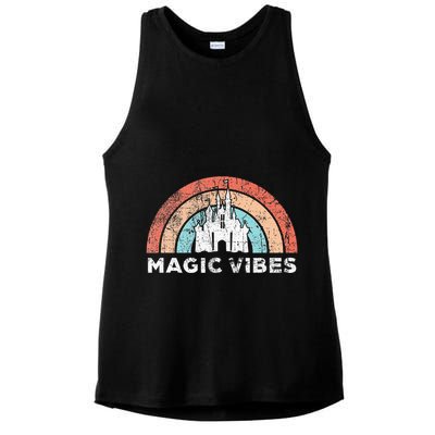 Magic Vibes Cute Matching Vacation Tops Ladies PosiCharge Tri-Blend Wicking Tank