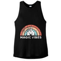 Magic Vibes Cute Matching Vacation Tops Ladies PosiCharge Tri-Blend Wicking Tank