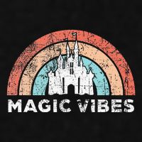 Magic Vibes Cute Matching Vacation Tops Ladies PosiCharge Tri-Blend Wicking Tank