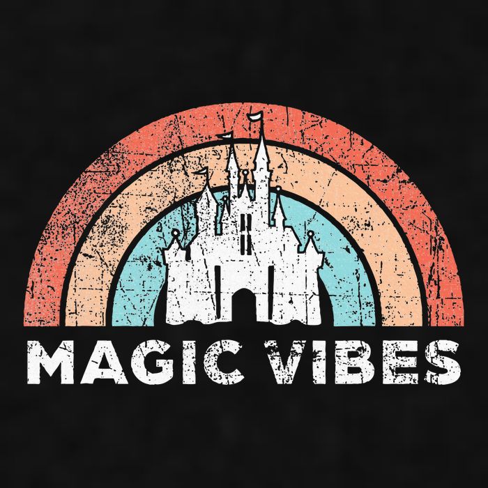 Magic Vibes Cute Matching Vacation Tops Ladies PosiCharge Tri-Blend Wicking Tank