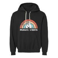 Magic Vibes Cute Matching Vacation Tops Garment-Dyed Fleece Hoodie