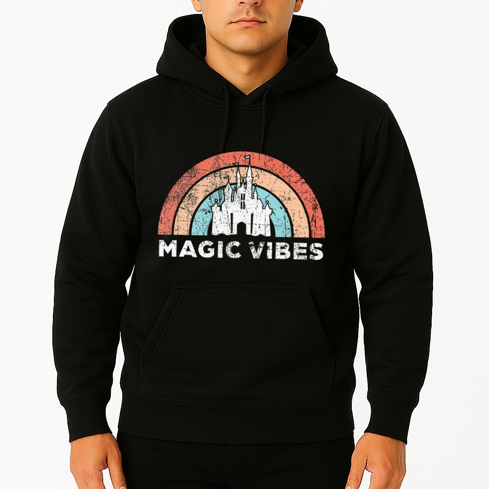 Magic Vibes Cute Matching Vacation Tops Hoodie