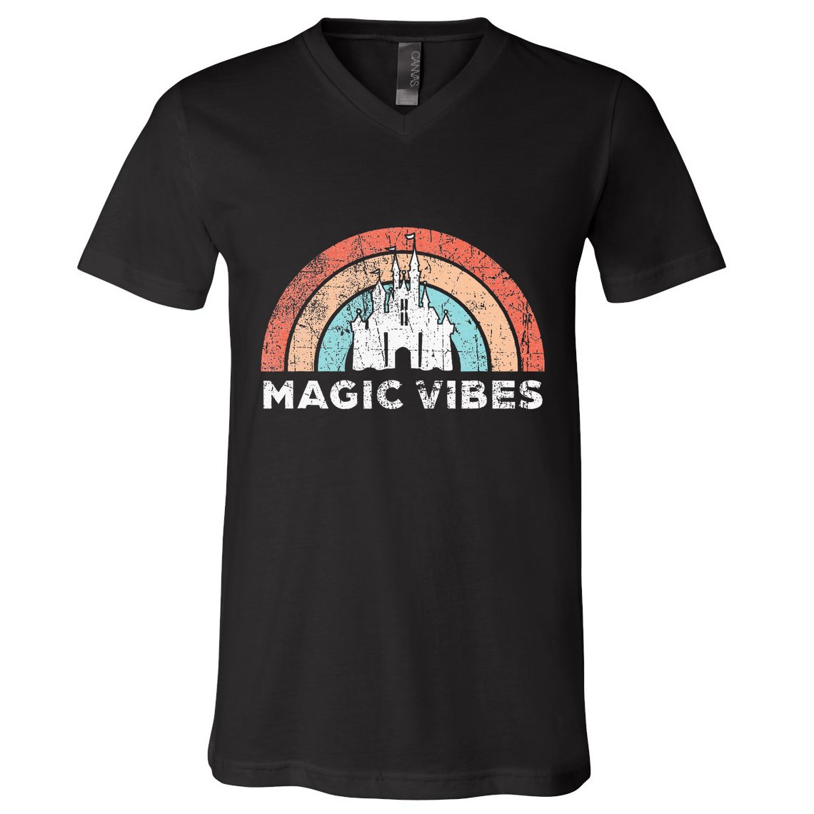 Magic Vibes Cute Matching Vacation Tops V-Neck T-Shirt