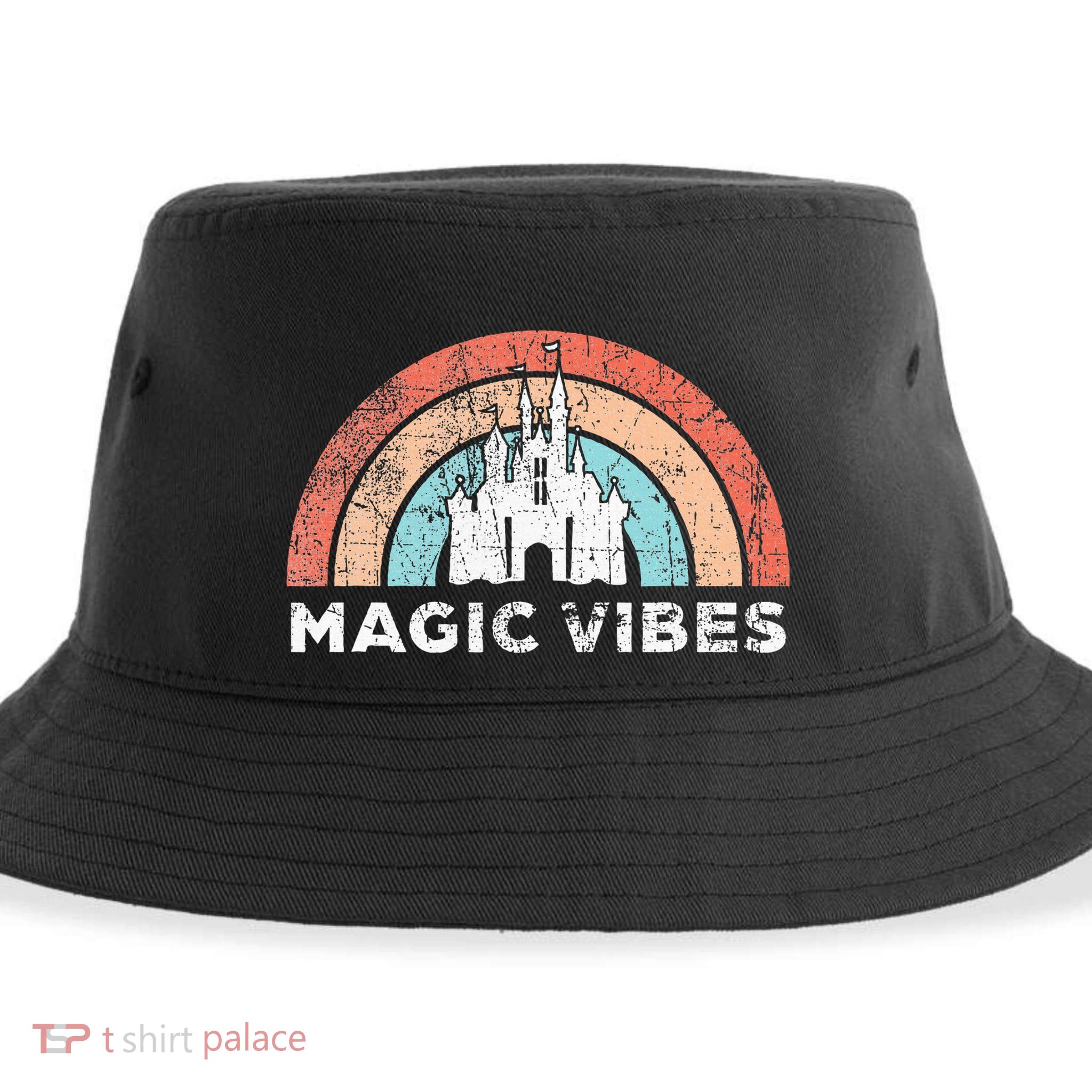 Magic Vibes Cute Matching Vacation Tops Sustainable Bucket Hat
