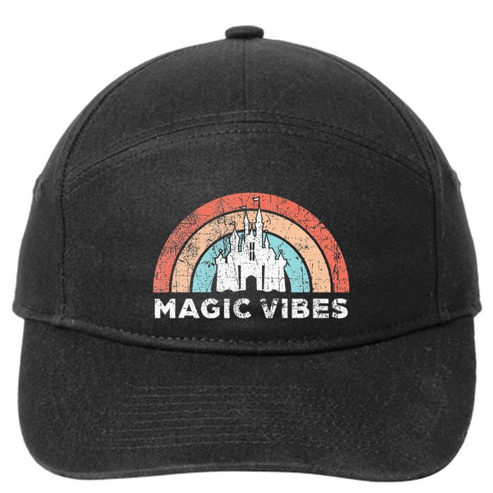 Magic Vibes Cute Matching Vacation Tops 7-Panel Snapback Hat