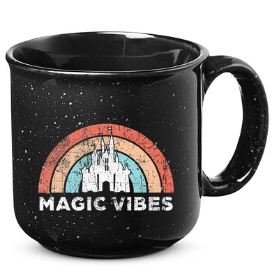 Magic Vibes Cute Matching Vacation Tops 15oz Campfire Ceramic Mug