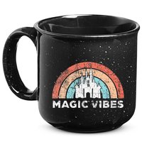 Magic Vibes Cute Matching Vacation Tops 15oz Campfire Ceramic Mug