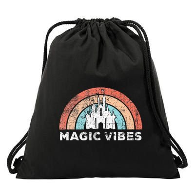 Magic Vibes Cute Matching Vacation Tops Drawstring Bag