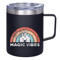 Magic Vibes Cute Matching Vacation Tops 12oz Stainless Steel Coffee Mug