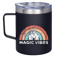 Magic Vibes Cute Matching Vacation Tops 12oz Stainless Steel Coffee Mug