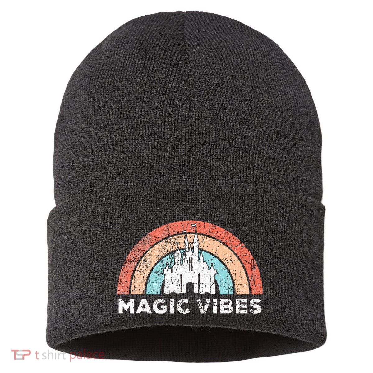 Magic Vibes Cute Matching Vacation Tops Sustainable Knit Beanie