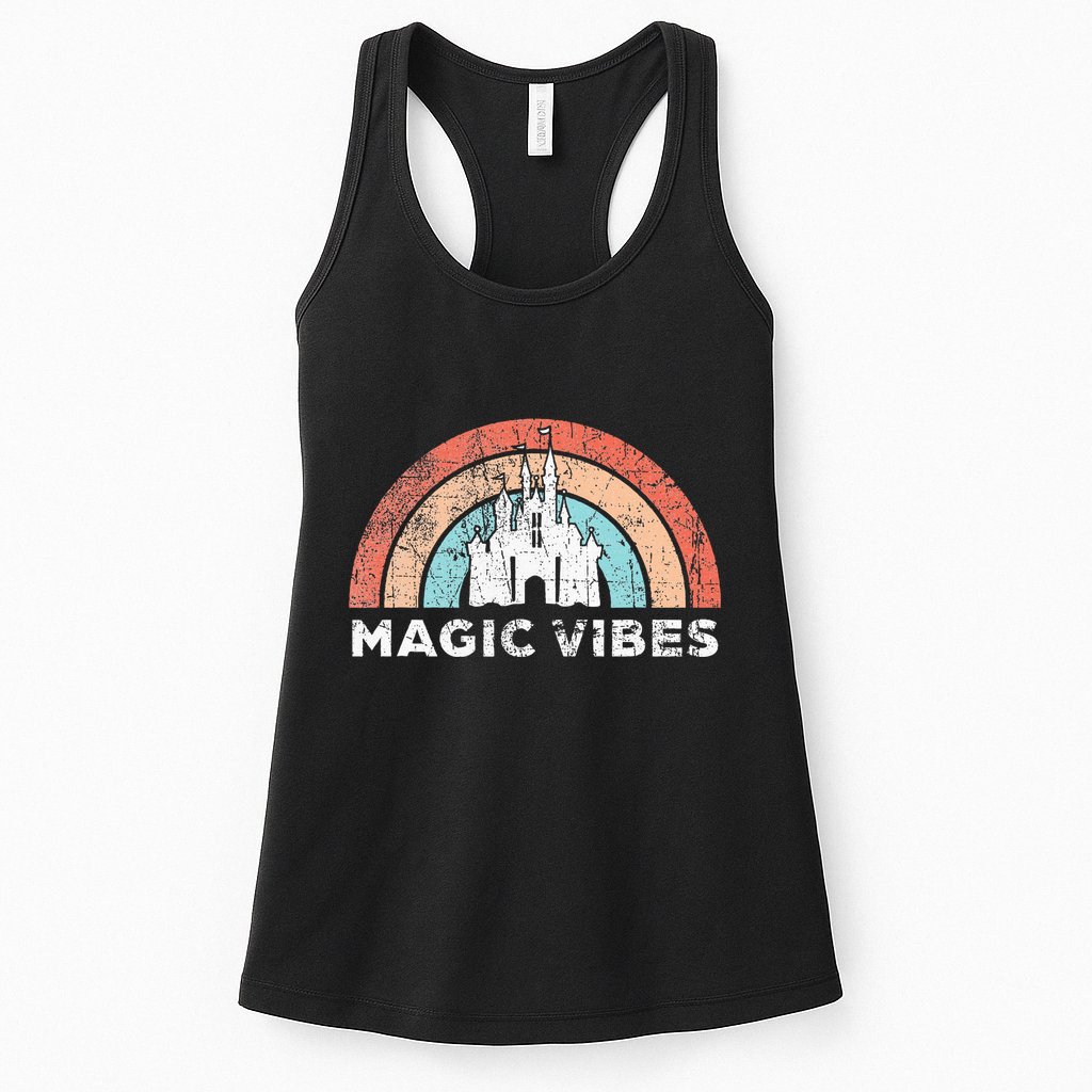 Magic Vibes Cute Matching Vacation Tops Womens Tank Top