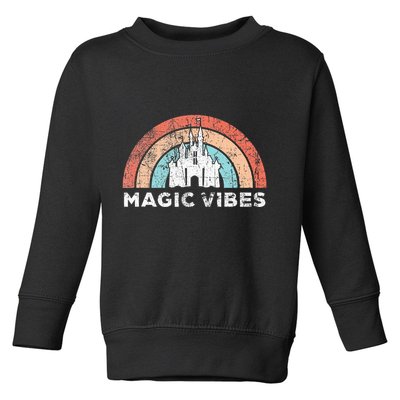 Magic Vibes Cute Matching Vacation Tops Toddler Sweatshirt