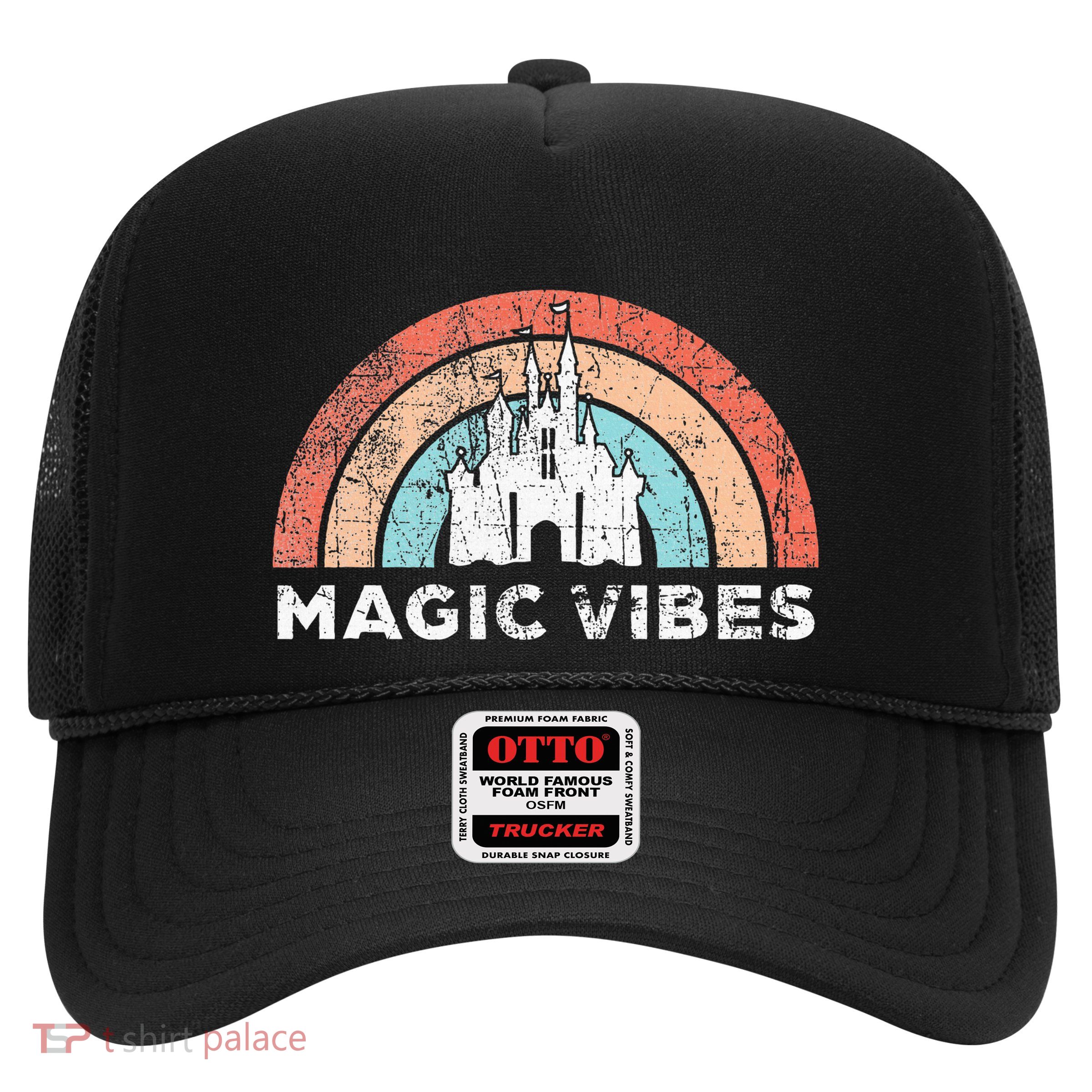 Magic Vibes Cute Matching Vacation Tops Trucker Hat